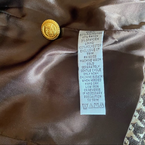 Joan Rivers Houndstooth Blazer Size 12 - Picture 10 of 11